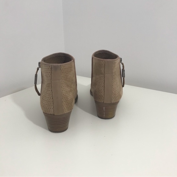 Circus by Sam Edelman Womens Light Beige Brown Zipper Ankle Boots Booties 9 - Picture 4 of 11